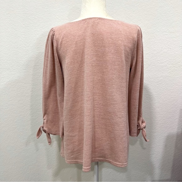 MAX STUDIO 3/4 Sleeve Top M - Picture 4 of 6
